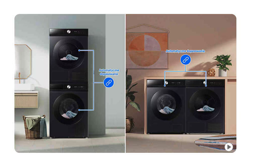 Funkcja Auto Cycle Link automatycznie dopasowuje cykl suszenia do ustawionego programu prania. Dzięki temu zaoszczędzisz czas i masz pewność, że Twoje ubrania zostaną dokładnie wysuszone w optymalnych warunkach.