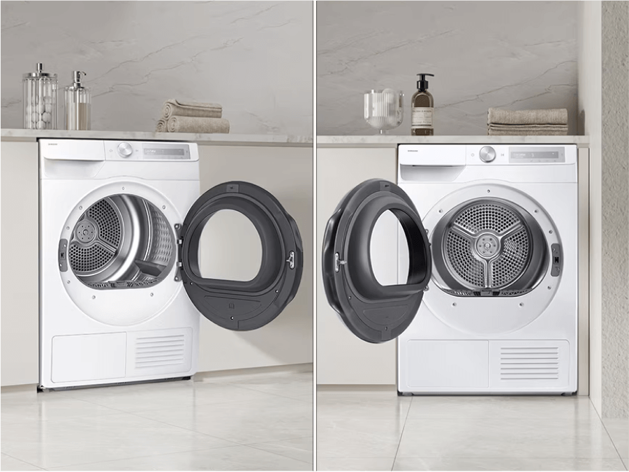 Zmiana kierunku otwierania drzwi w Suszarce Samsung DV90DG6845LHU4