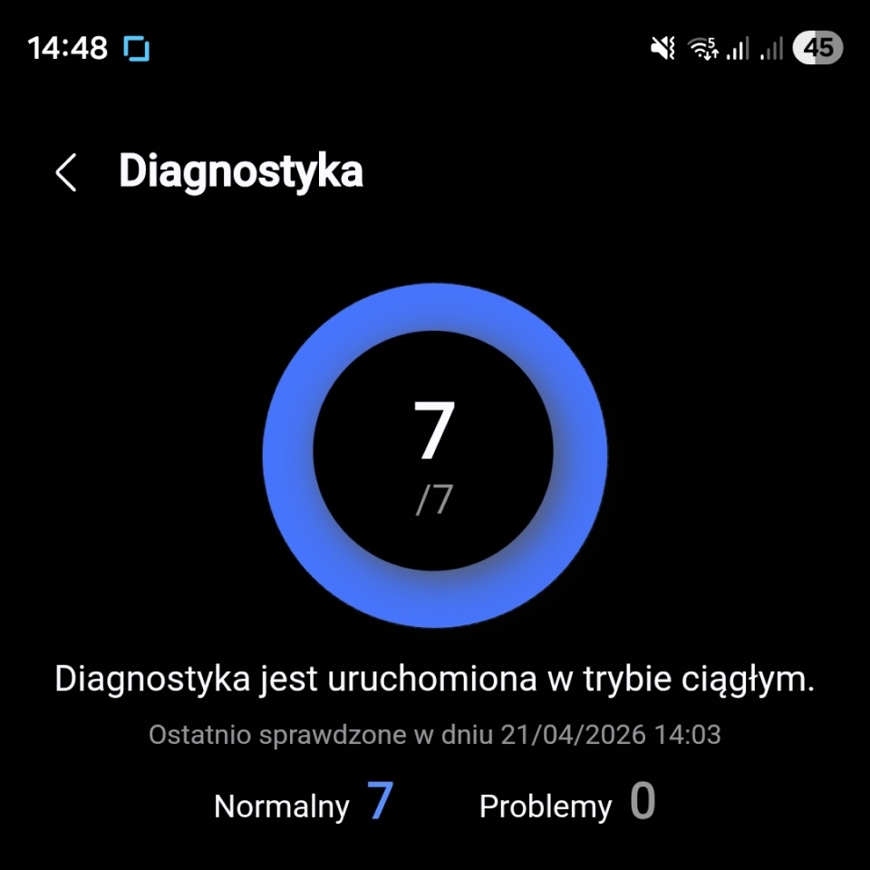 Informacje o błędach