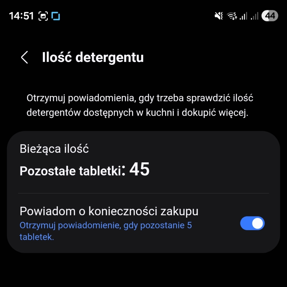 Przypomnienia w aplikacji