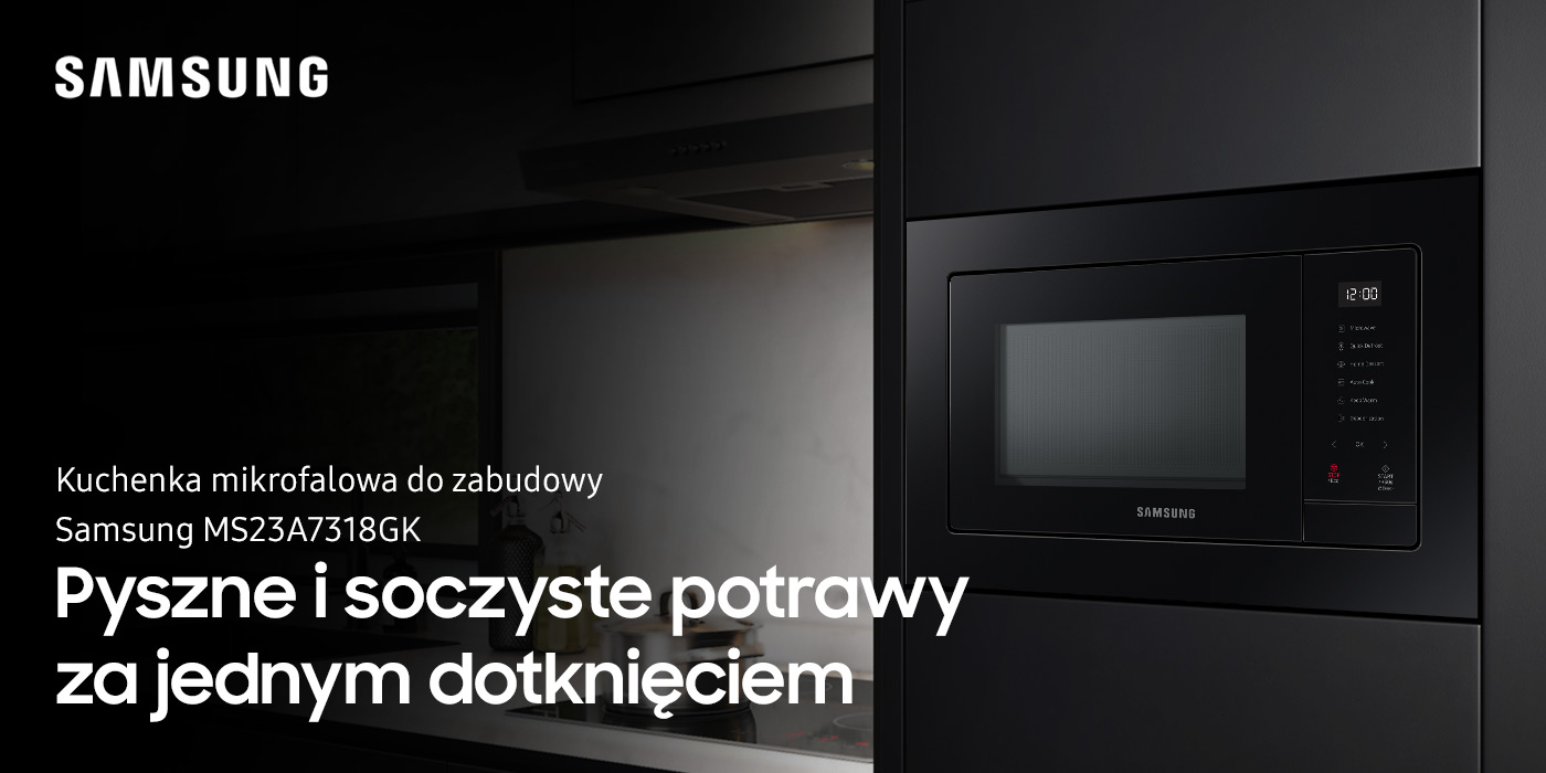 Kuchenka mikrofalowa do zabudowy Samsung MS23A7318GK 