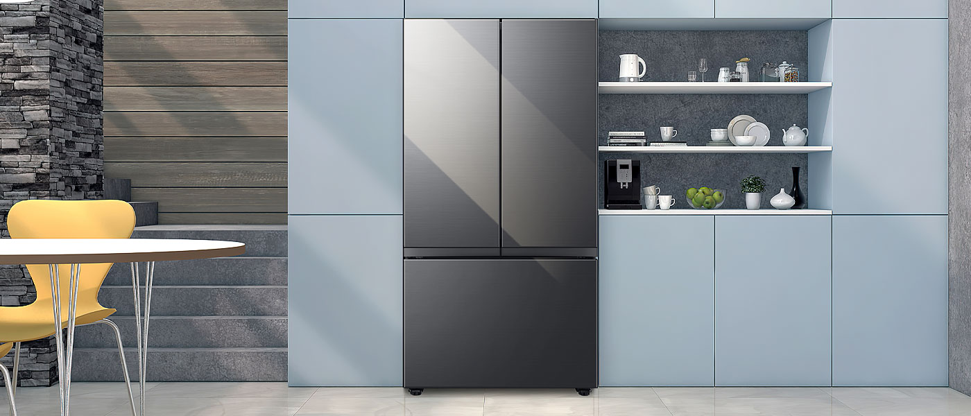 Lodówka Samsung Multidoor RF24BB620EB1: zdjęcie: nowoczesny design